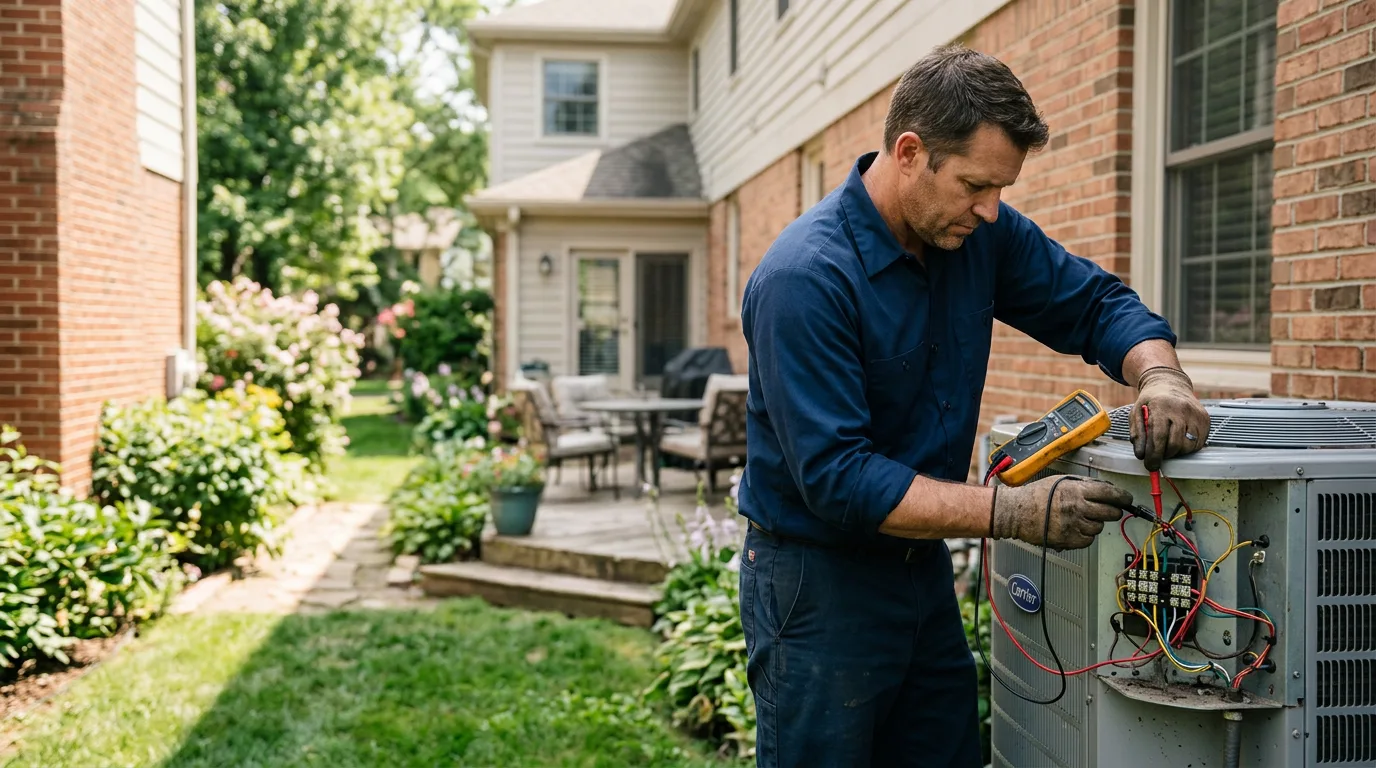 HVAC technician working near Newington, NH